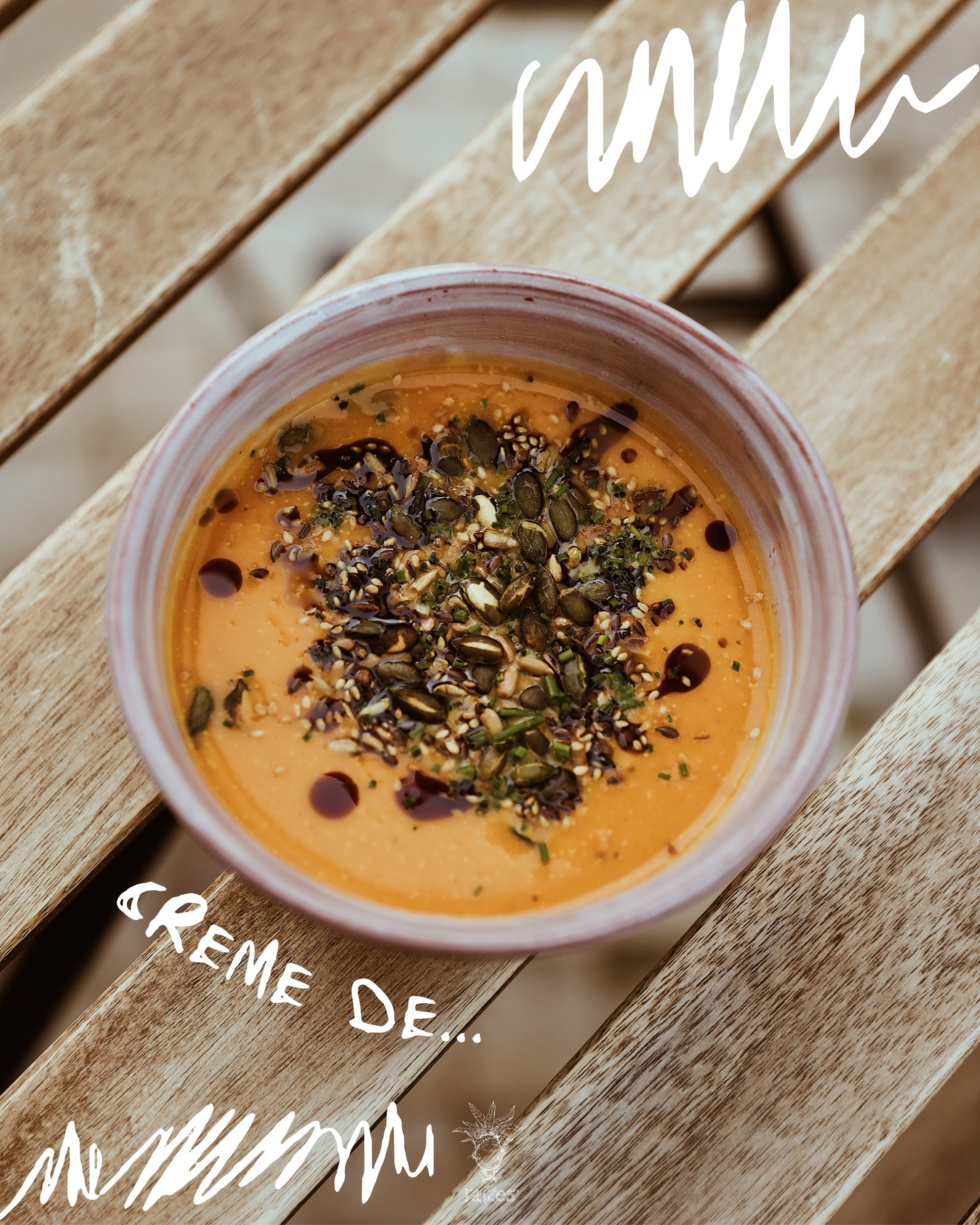 Creme de abóbora do Raízes